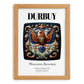 Durbuy, Belgium – Travel Poster, set in oak frame