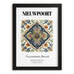 Nieuwpoort, Belgium – World Travel Art, in sleek black frame
