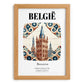 België, Belgium – Travel Wall Art, set in oak frame