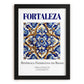 Fortaleza, Brasil – Dream Destination Decor, in sleek black frame