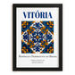 Vitória, Brasil – Travel Wall Decor, in sleek black frame