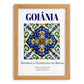 Goiânia, Brasil – Travel Wall Art, set in oak frame