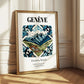 Genève, Switzerland – Vintage Travel Poster, styled in a charming Paris street view