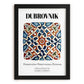 Dubrovnik, Croatia – Travel Poster, in sleek black frame