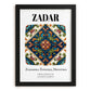 Zadar, Croatia – Minimalist Travel Print, in sleek black frame