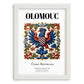 Olomouc, Czech Republic – Wanderlust-Inspired Poster, placed in minimal white frame