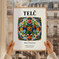 Telč, Czech Republic – Illustrated Travel Poster