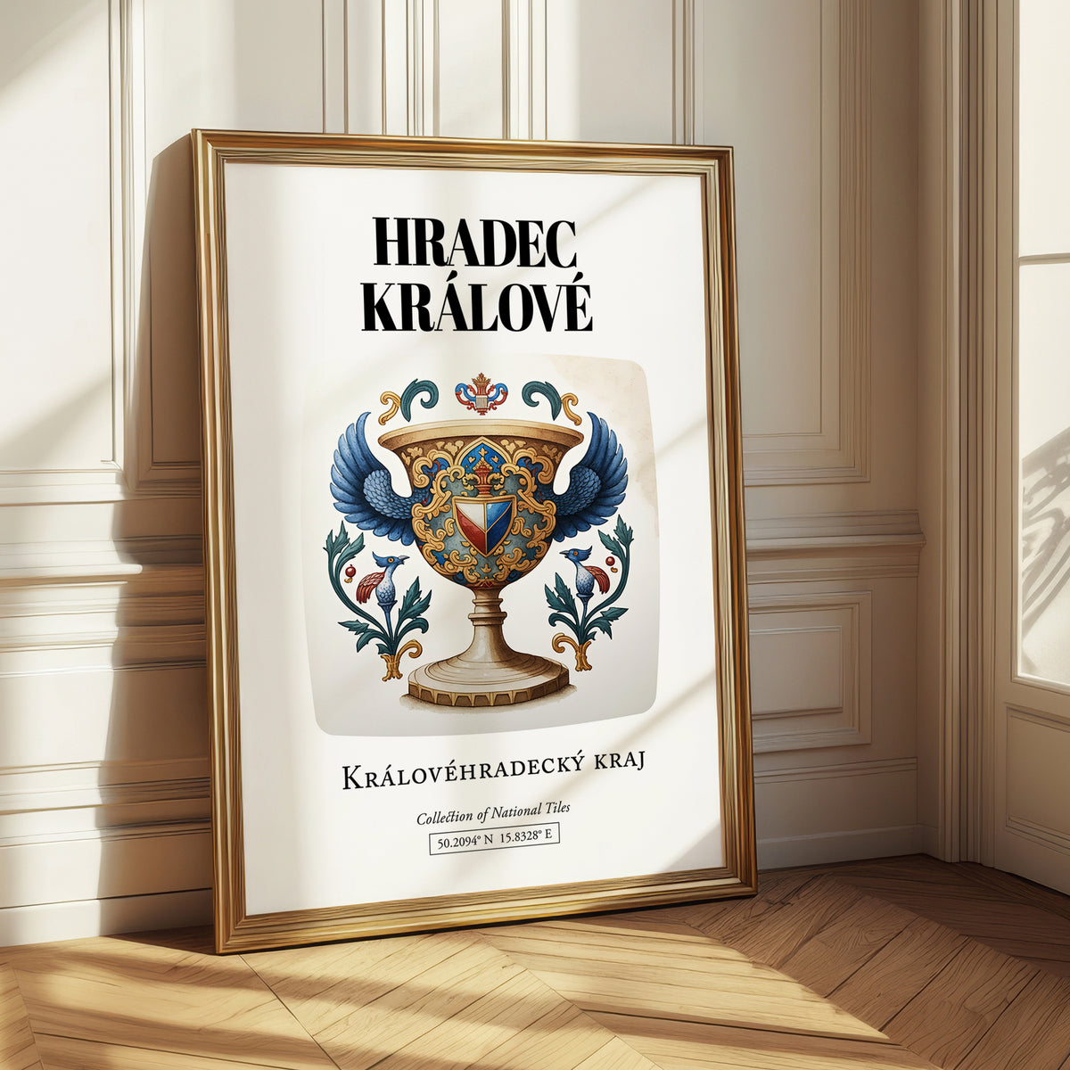 Hradec Králové, Czech Republic – Travel Poster, styled in a charming Paris street view