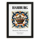 Hamburg, Germany – Travel Wall Decor, in sleek black frame