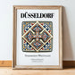 Düsseldorf, Germany – Cultural Heritage Wall Art, in wooden frame leaning on the floor