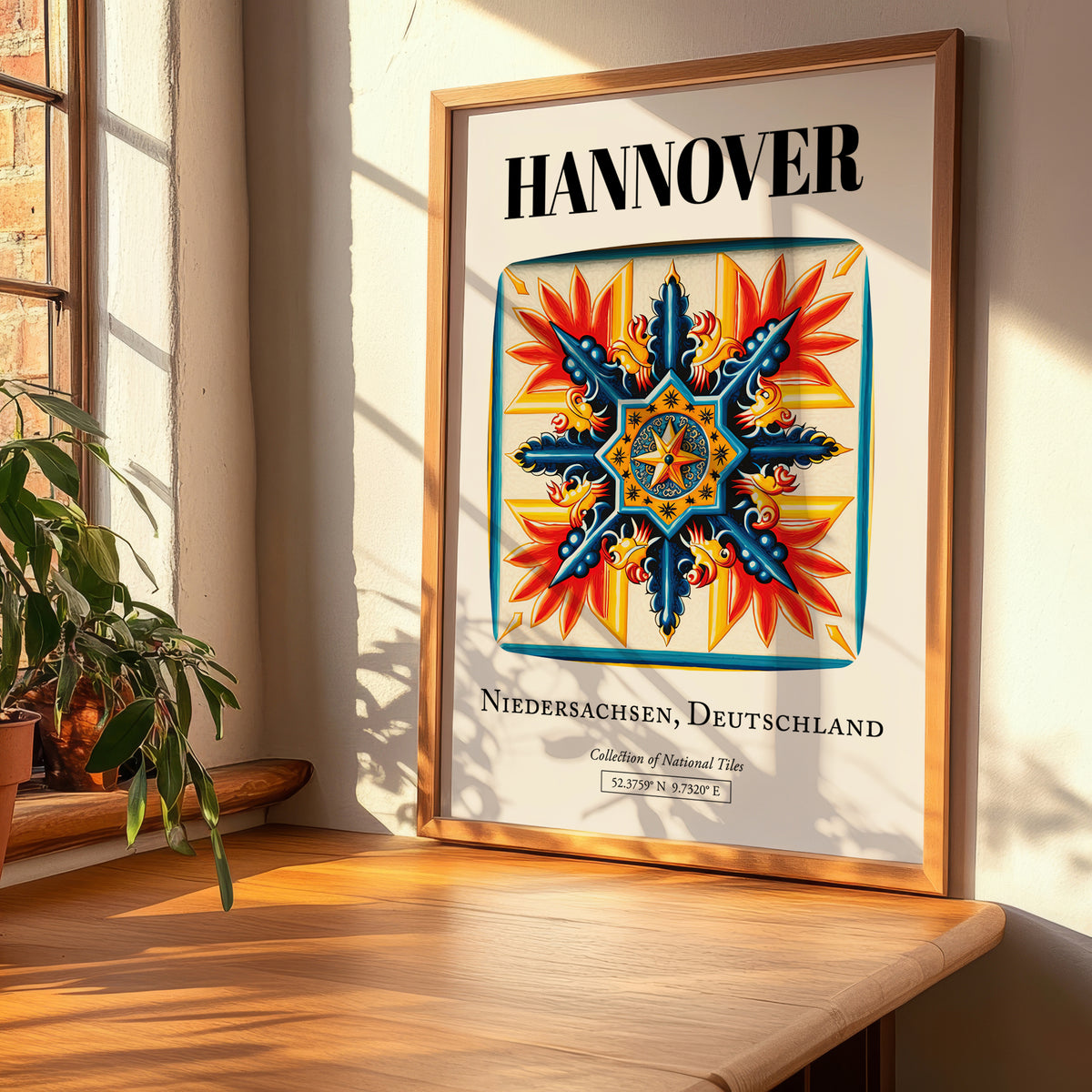 Hannover, Germany – Away From Home Poster, clean layout with no caption