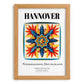 Hannover, Germany – Away From Home Poster, set in oak frame