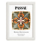 Passau, Germany – Global Cities Wall Print, placed in minimal white frame