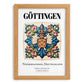 Göttingen, Germany – Travel Wall Decor, set in oak frame