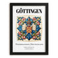 Göttingen, Germany – Travel Wall Decor, in sleek black frame