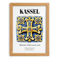 Kassel, Germany – Cultural Heritage Wall Art, set in oak frame