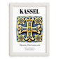 Kassel, Germany – Cultural Heritage Wall Art, placed in minimal white frame