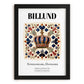 Billund, Denmark – Travel Destination Art, in sleek black frame