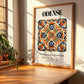 Odense, Denmark – Illustrated Travel Poster, clean layout with no caption