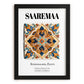 Kuressaare, Estonia – Tourist Destination Poster, in sleek black frame