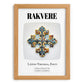 Rakvere, Estonia – Away From Home Poster, set in oak frame