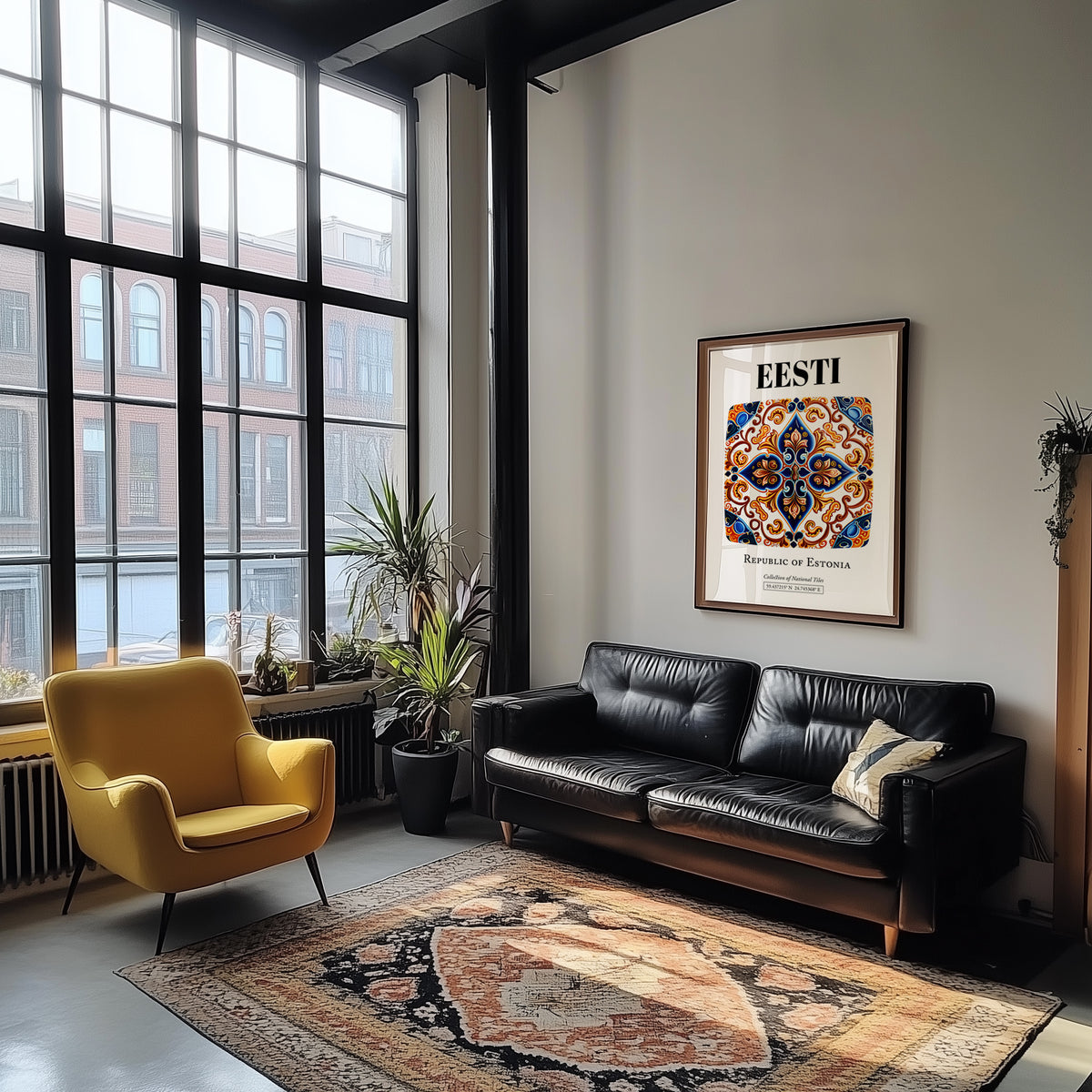 Eesti, Estonia – Travel Print, unframed on coastal sand