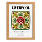 Liverpool, England – Travel Wall Art, set in oak frame