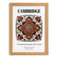 Cambridge, England – Travel Poster, set in oak frame