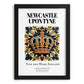 Newcastle Upon Tyne, England – Travel Print, in sleek black frame