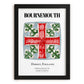 Bournemouth, England – Cityscape Wall Art, in sleek black frame