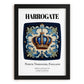 Harrogate, England – Travel Wall Decor, in sleek black frame
