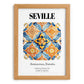 Seville, Spain – Travel Poster, set in oak frame