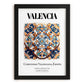 Valencia, Spain – Cityscape Wall Art, in sleek black frame