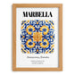 Marbella, Spain – Away From Home Poster, set in oak frame