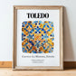 Toledo, Spain – Travel Memories Wall Print, in wooden frame leaning on the floor