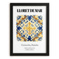 Lloret De Mar, Spain – Vintage Travel Poster, in sleek black frame