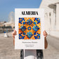 Almeria, Spain – Travel Wall Art, no-text version framed in wood