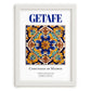 Getafe, Spain – Travel Print, placed in minimal white frame