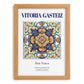 Vitoria-Gasteiz, Spain – Travel Print, set in oak frame