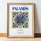 Palamós, Spain – Travel Wall Art, in wooden frame leaning on the floor