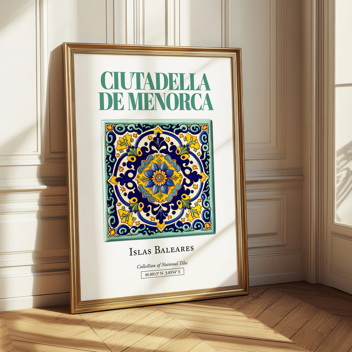Ciutadella de Menorca, Spain – Travel Destination Art, styled in a charming Paris street view