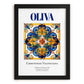 Oliva, Spain – Travel Print, in sleek black frame