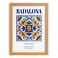 Badalona, Spain – Travel Wall Decor, set in oak frame