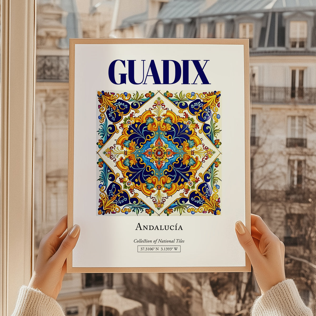 Guadix, Spain – Wanderlust-Inspired Poster