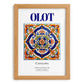 Olot, Spain – Historic Cities Art Print, set in oak frame