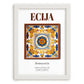 Ecija, Spain – Global Wall Art, placed in minimal white frame