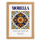 Morella, Spain – Travel Poster, set in oak frame