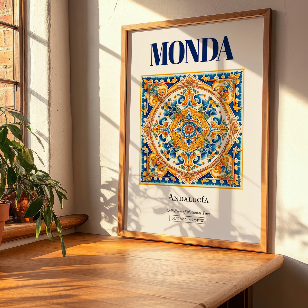 Monda, Spain – Travel Wall Decor, clean layout with no caption