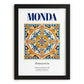 Monda, Spain – Travel Wall Decor, in sleek black frame