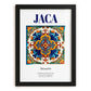 Jaca, Spain – Travel Print, in sleek black frame